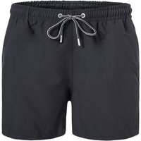 HOM Herren Badeshorts schwarz Mikrofaser unifarben von HOM