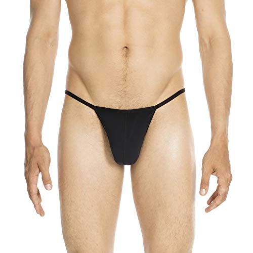 HOM - Herren - Basic G-String 'Plumes' - Black - Grösse L von HOM