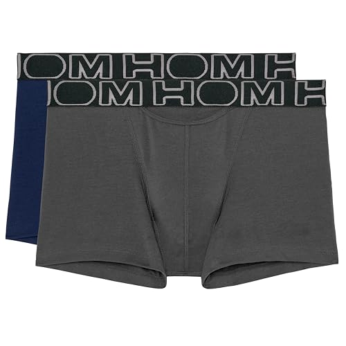 HOM - Herren - Boxer Briefs 2-Pack 'Boxerlines HO1' - Retroshorts - All Black - Grösse 2XL HOM - Herren - Boxer Briefs 2-Pack 'Boxerlines HO1' - Retroshorts - All Black - Grösse 2XL von HOM