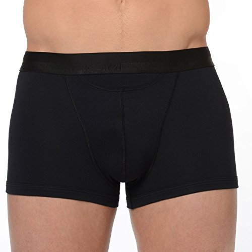 HOM - Herren - Boxer Briefs 'HO1' - Retroshorts - Black - Grösse L von HOM