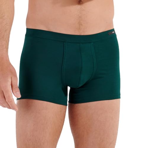 HOM Herren Boxer Confort Tencel Soft Retroshorts, Vert foncé, L von HOM