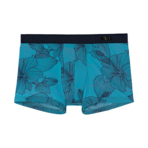 HOM Herren Boxer FANO Plume Boxershorts, Imprimé grosses Fleurs Marine/bleu, M von HOM