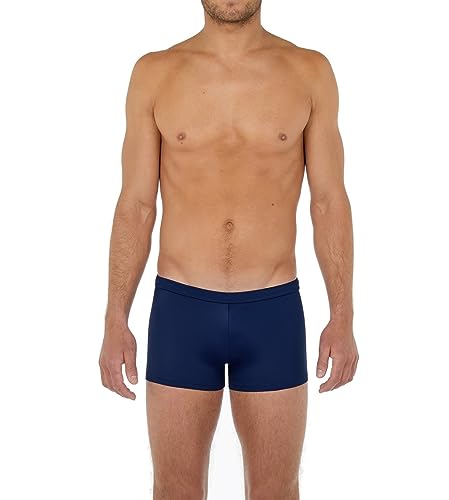 HOM Herren Boxer de bain SEA Life Badehose, Marine, M von HOM