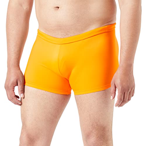 HOM Herren Boxer de bain SEA Life Badehose, Orange, L von HOM
