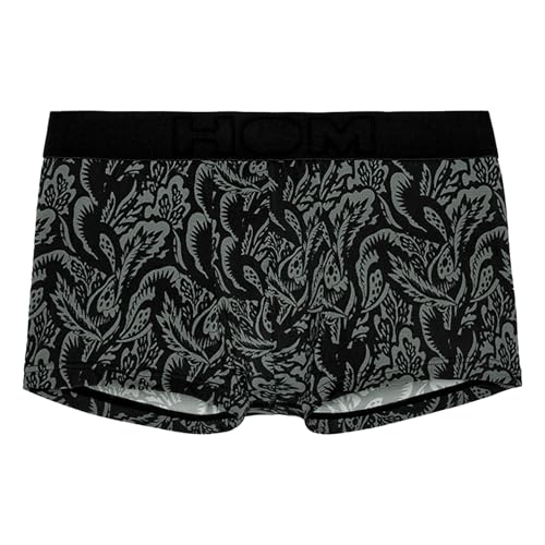 HOM Herren Boxershorts Shorts Unterhosen Boxer Trunk Himeros, Farbe:Schwarz, Größe:L, Artikel:-0004 Black von HOM