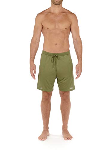 Hom Herren Cocooning Shorts Pyjamaunterteile, grün-vert Khaki, XXL Hom Herren Cocooning Shorts Pyjamaunterteile, grün-vert Khaki, XXL von HOM
