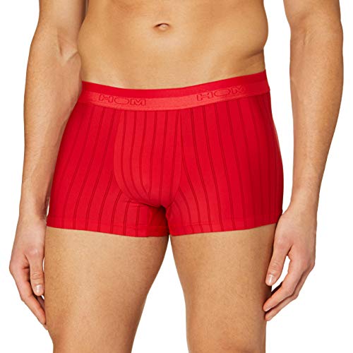 HOM Herren Boxershort Chic Badehose, Rot, S Kurz EU von HOM