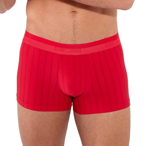 HOM Herren Boxershort Chic Badehose, Rot, L EU von HOM