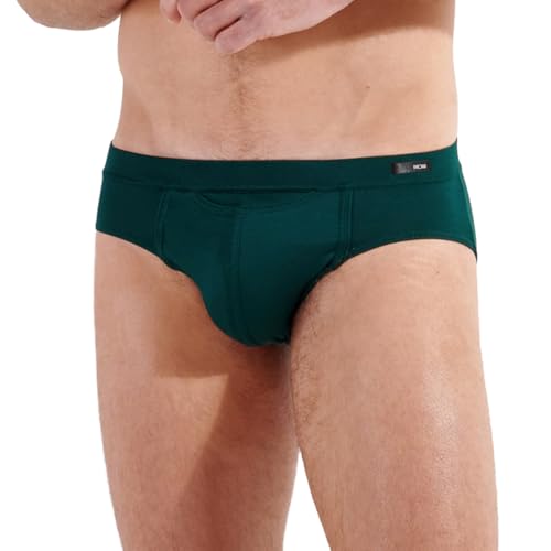 HOM Herren Confort HO1 Tencel Soft Slip, Vert foncé, 2XL von HOM