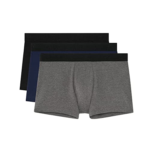 HOM Herren Lot de 3 Boxers Tonal Pack #2 Boxershorts, Noir + gris + Marine, XL von HOM