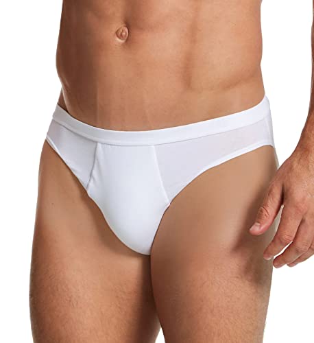 HOM Herren Micro Confort Supreme Cotton Slip, Blanc, M von HOM