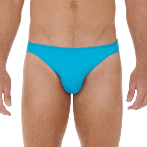 HOM Herren Micro Plumes Slip, Turquoise, S von HOM