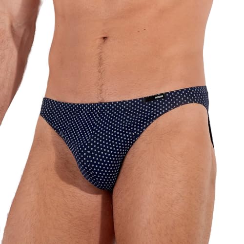 HOM Herren Mikro Slip Max Unterw sche, Navy, L EU von HOM