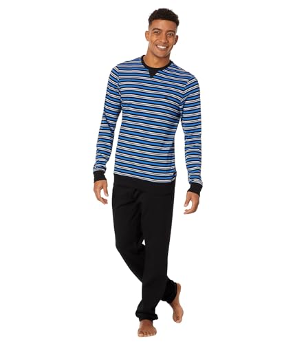 HOM Herren Pyjama Long Don Pyjamaset, von HOM