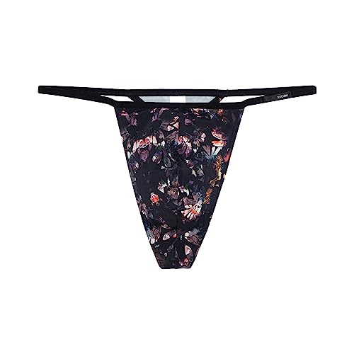 HOM Herren Sebastian G-String, Imprimé Dark Flower, L von HOM