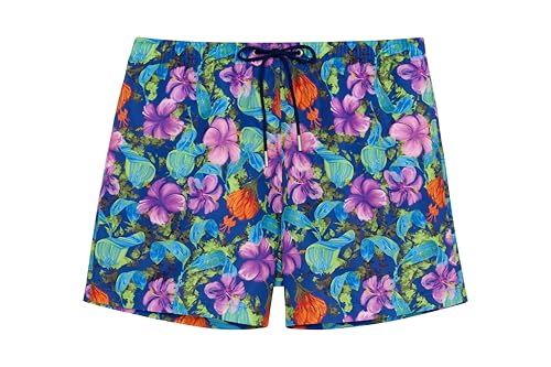 HOM Herren Short De Bain Balata Schwimm-Slips, Navy Print, 48 von HOM