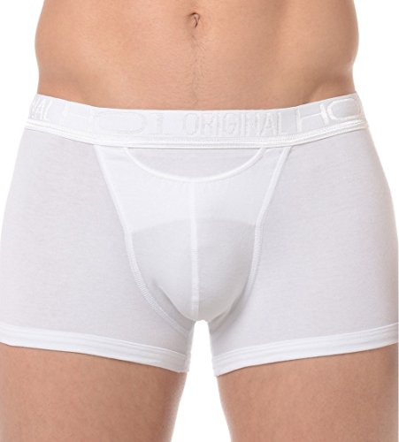 HOM Herren Slip 10080261 HO1 Original New HO1 Maxi, Gr. 5 (M), Weiß (White - Light Combination M015) von HOM