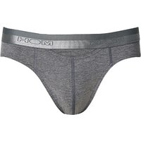 HOM Herren Slip Grau Baumwolle unifarben von HOM
