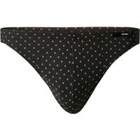 HOM Herren Slip Schwarz Mikrofaser gemustert von HOM