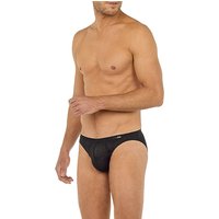 HOM Herren Slip Schwarz Mikrofaser unifarben von HOM