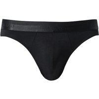 HOM Herren Slip schwarz Viskose unifarben von HOM