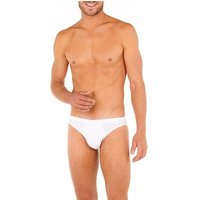 HOM Herren Slip weiß Baumwolle unifarben von HOM