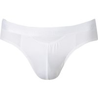 HOM Herren Slip weiß Baumwolle unifarben von HOM