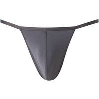 HOM Herren Stringtanga Grau Mikrofaser unifarben von HOM