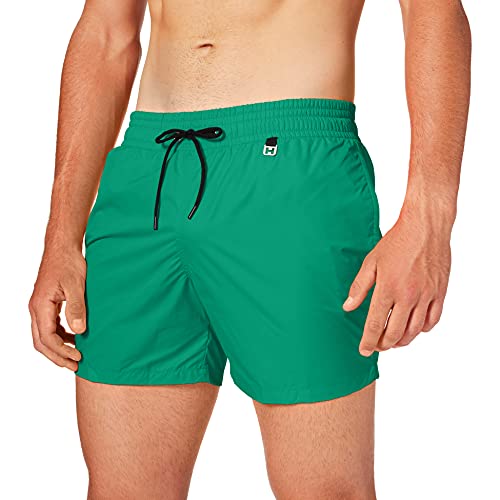 HOM Herren Sunlight Beach Boxer Badeshorts, Grün (Vert 1126), XX-Large (Herstellergröße: 2XL) von HOM