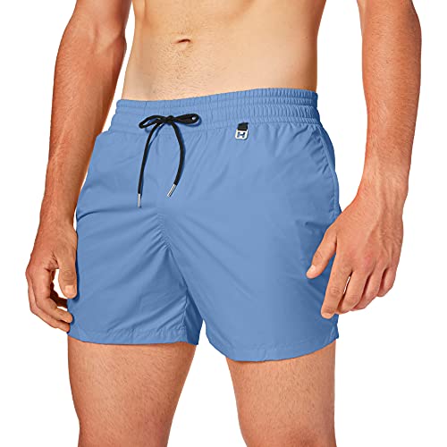 Hom Herren Sunlight Beach Boxer Shorts, Blau (Bleu 3596), X-Large von HOM