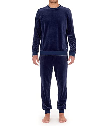 HOM Herren Sweat d'intérieur CATANE Pyjama-Oberteil, Navy, 2XL von HOM