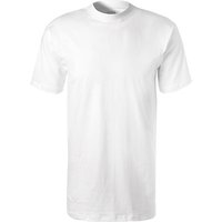 HOM Herren T-Shirt weiß Baumwolle unifarben von HOM