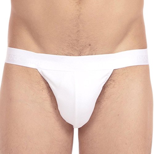 HOM Herren Classic Tanga Slip, Weiß, L EU von HOM