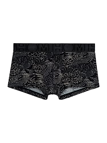 HOM Herren Trunk Nairobi - Black Print - Größe M von HOM