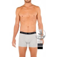 HOM Herren Trunks grau Baumwolle unifarben von HOM