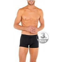 HOM Herren Trunks schwarz Baumwolle unifarben von HOM