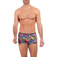 HOM Herren Trunk mehrfarbig Mikrofaser gemustert von HOM