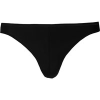 HOM Herren Slip Schwarz Mikrofaser unifarben von HOM