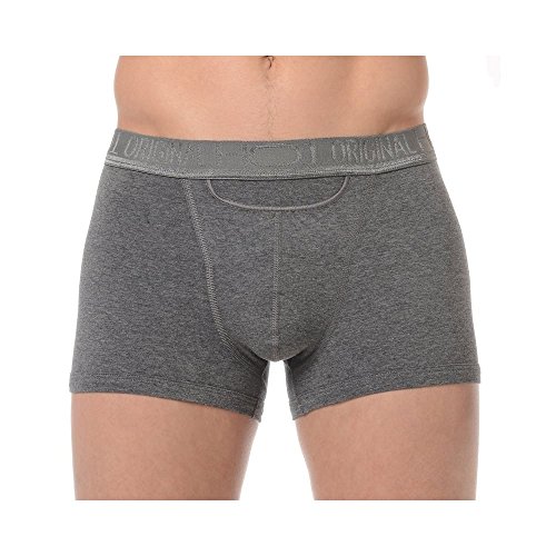 HOM Herren Ho1 Boxershorts, Grau, L EU von HOM