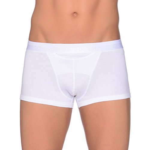 HOM - Herren - Boxer Briefs 'HO1' - Retroshorts - White - Grösse L von HOM