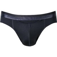 HOM Herren Slip blau Viskose unifarben von HOM