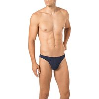 HOM Herren Slip blau Mikrofaser Gemustert von HOM