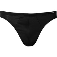 HOM Herren Slip schwarz Baumwolle unifarben von HOM