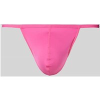 HOM String im unifarbenen Design Modell 'Plumes' in Pink, Größe M von HOM
