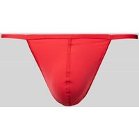 HOM String im unifarbenen Design Modell 'Plumes' in Rot, Größe XXL HOM String im unifarbenen Design Modell 'Plumes' in Rot, Größe XXL von HOM