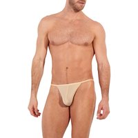 HOM Herren Stringtanga beige Mikrofaser/Funktion unifarben HOM Herren Stringtanga beige Mikrofaser/Funktion unifarben von HOM