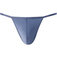 HOM Herren Stringtanga blau Mikrofaser/Funktion unifarben von HOM