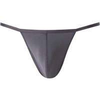 HOM Herren Stringtanga grau Mikrofaser/Funktion unifarben von HOM