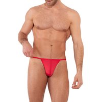 HOM Herren Stringtanga rot Mikrofaser/Funktion unifarben von HOM