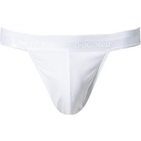 HOM Herren Tanga weiß Viskose/Modal unifarben von HOM